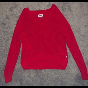 Red Knitted Sweater from Victoria Secret